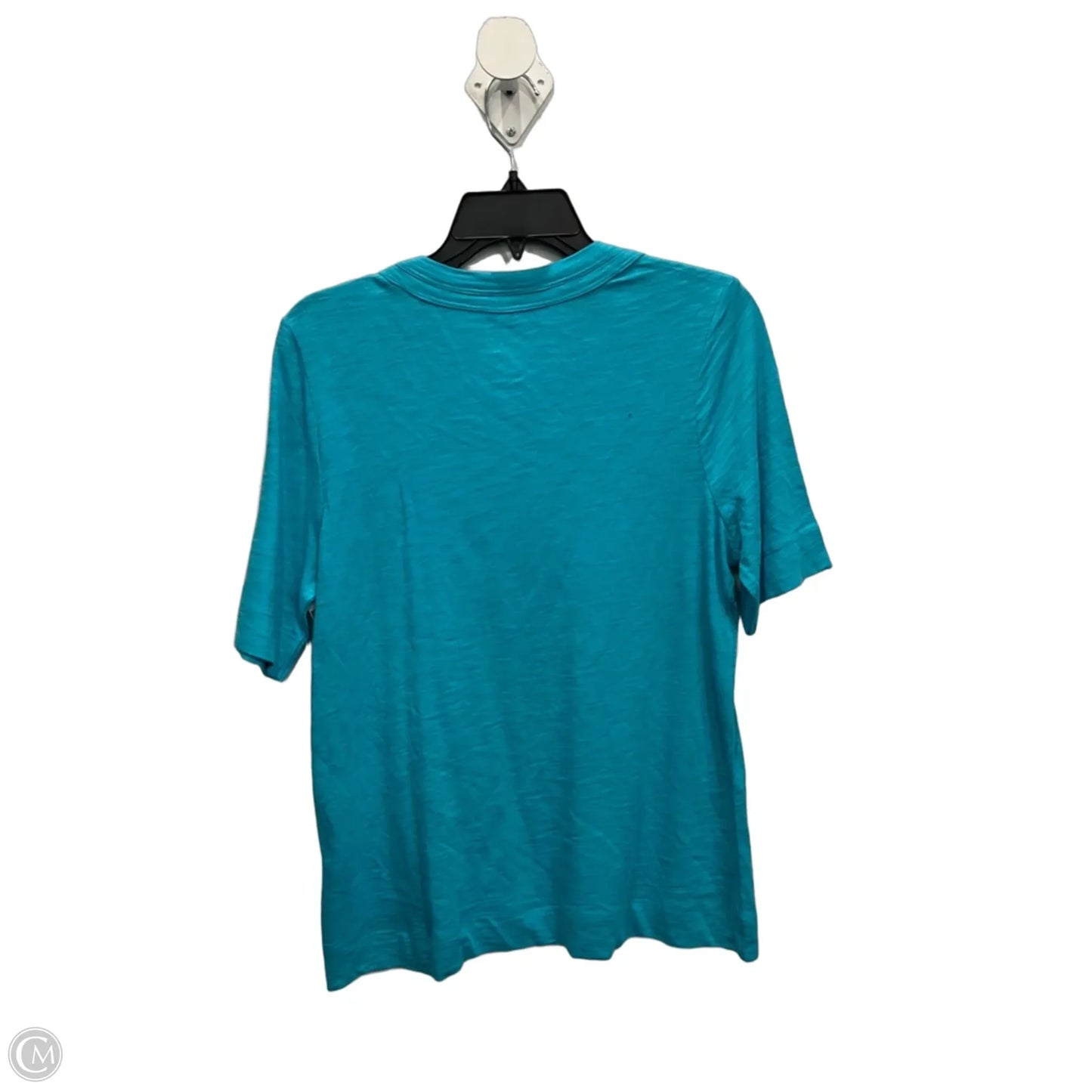Top Short Sleeve By Chicos In Blue, Size: M