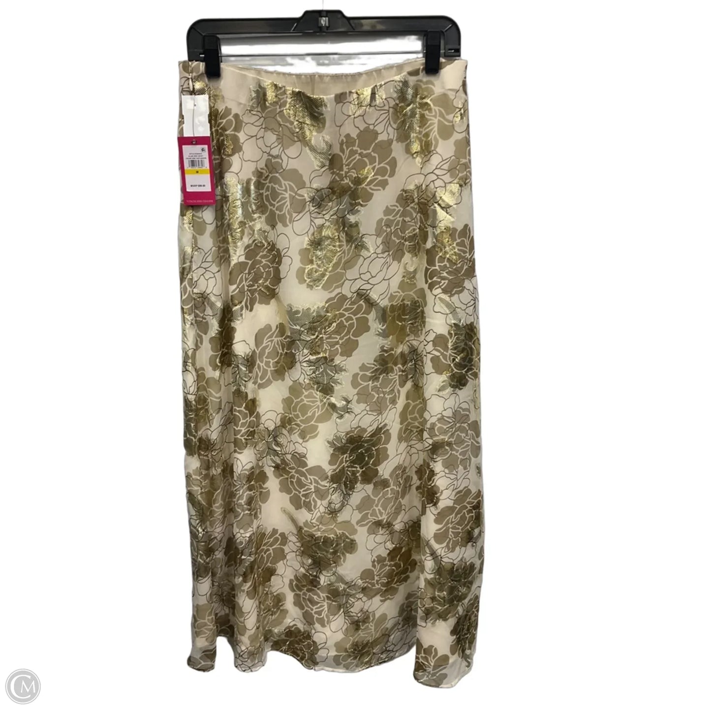 Skirt Maxi By Vince Camuto In Gold, Size: 8