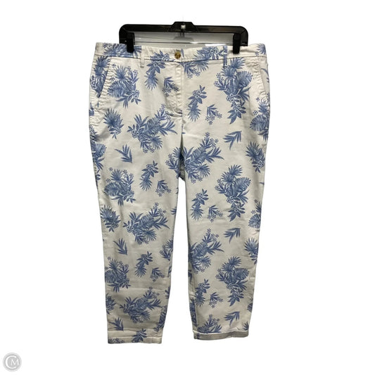 Pants Chinos & Khakis By Talbots In Blue & White, Size: 14
