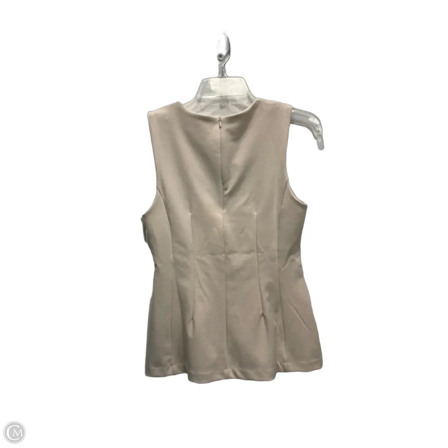 Top Sleeveless By H&m In Tan, Size: S