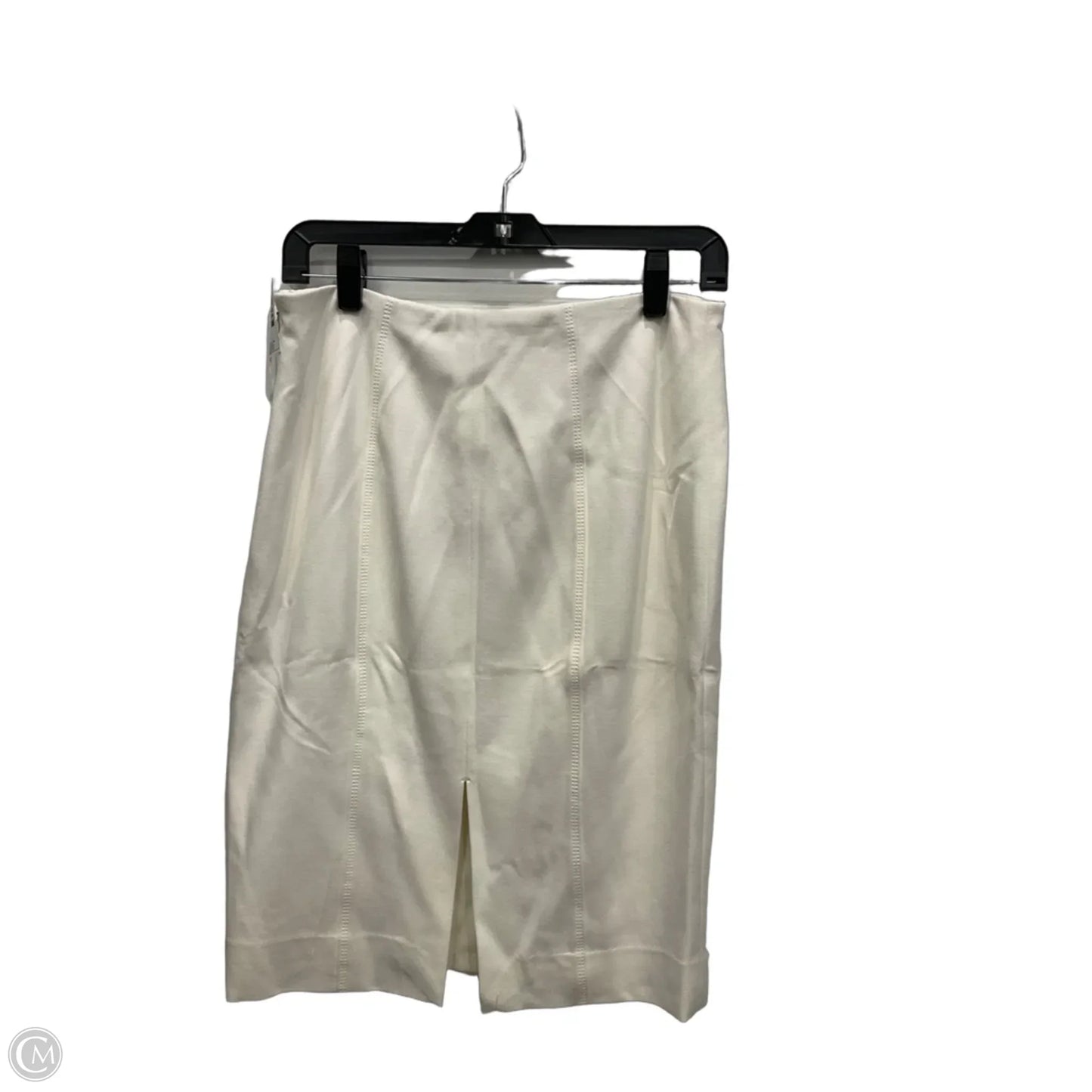 Skirt Midi By White House Black Market In Cream, Size: 6