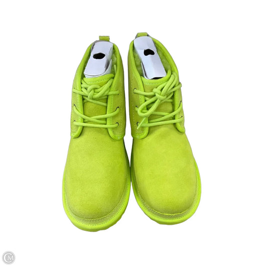 Boots Designer By Ugg In Green, Size: 7