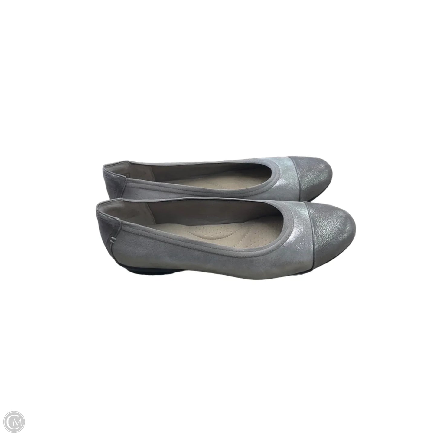 Shoes Flats By Clarks In Taupe, Size: 7.5
