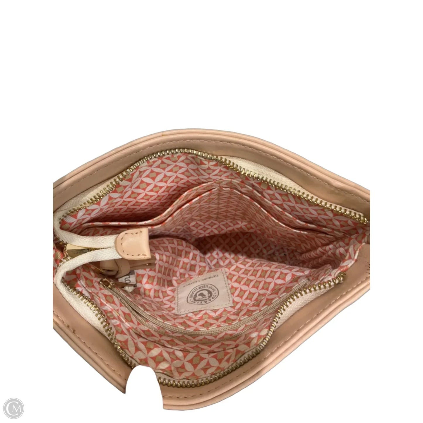 Crossbody Leather By Spartina, Size: Medium