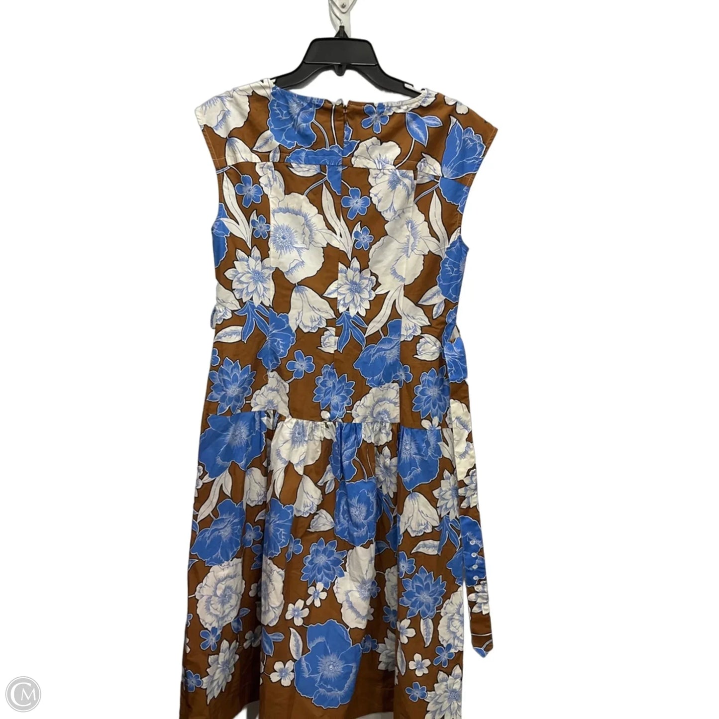 Dress Casual Midi By Talbots In Black & Brown, Size: S
