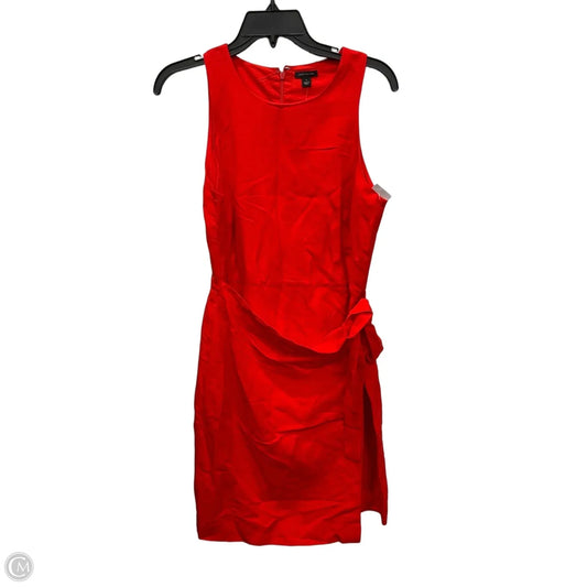Dress Casual Midi By Ann Taylor In Orange, Size: S