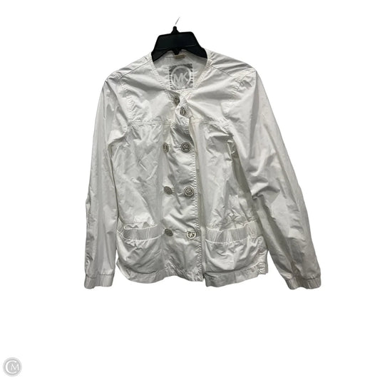 Jacket Shirt By Michael By Michael Kors In White, Size: M