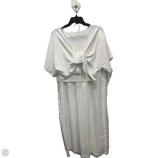 Pants Set 2pc By Clothes Mentor In White, Size: Xl
