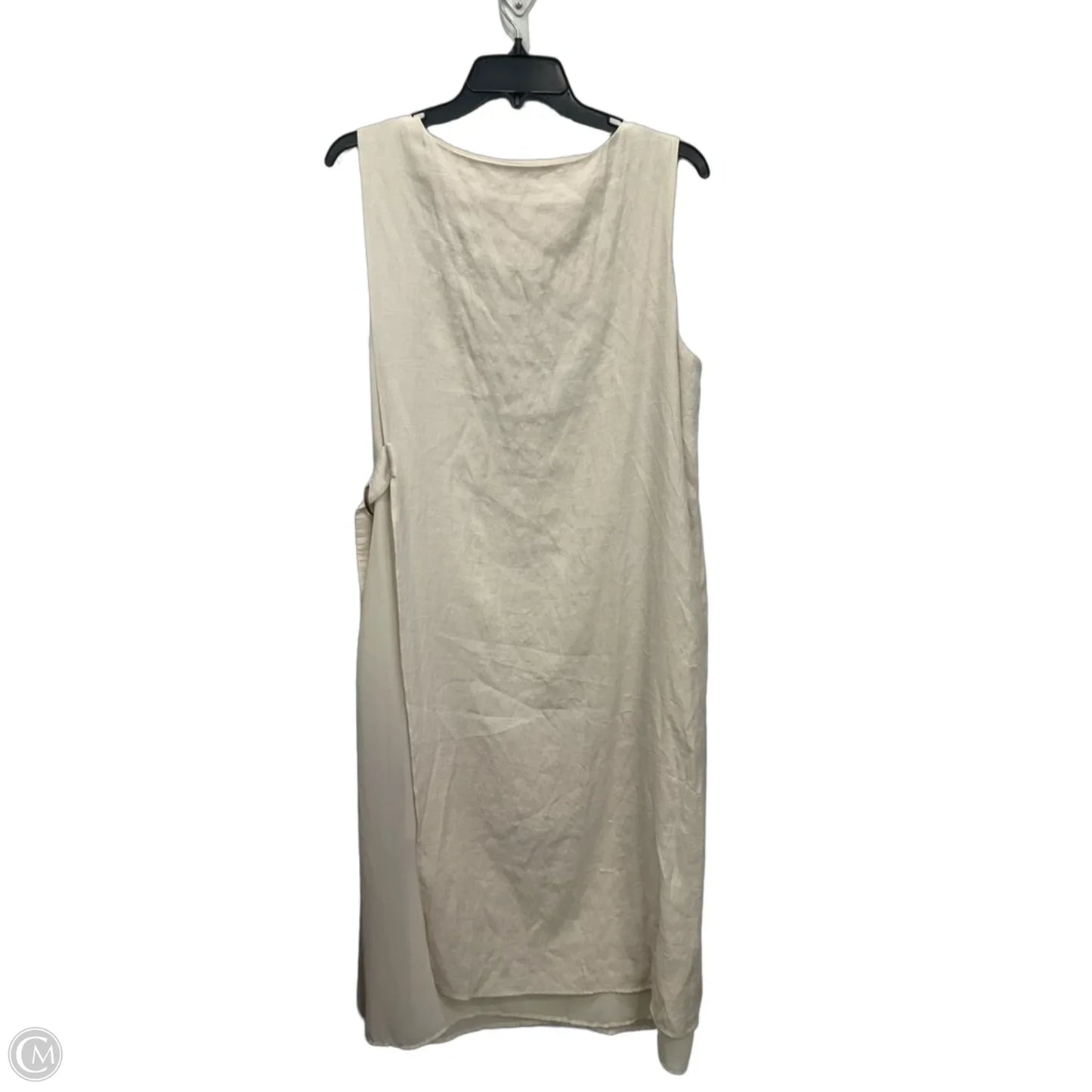 Dress Casual Midi By Doe & Rae In Cream, Size: L