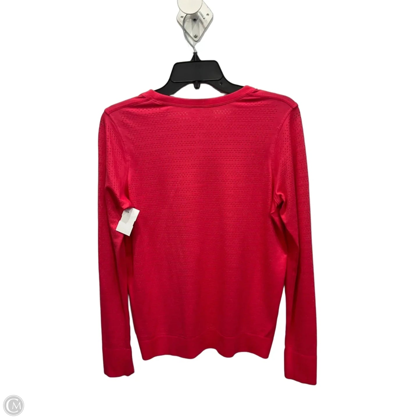 Athletic Top Long Sleeve Crewneck By Lululemon In Pink, Size: M