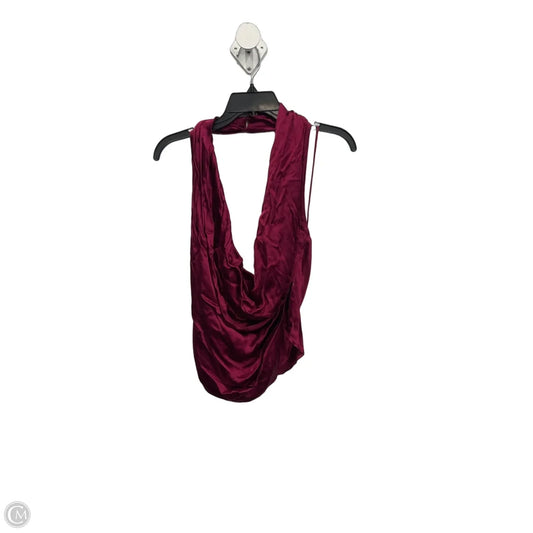 Top Sleeveless By Astr In Pink, Size: L