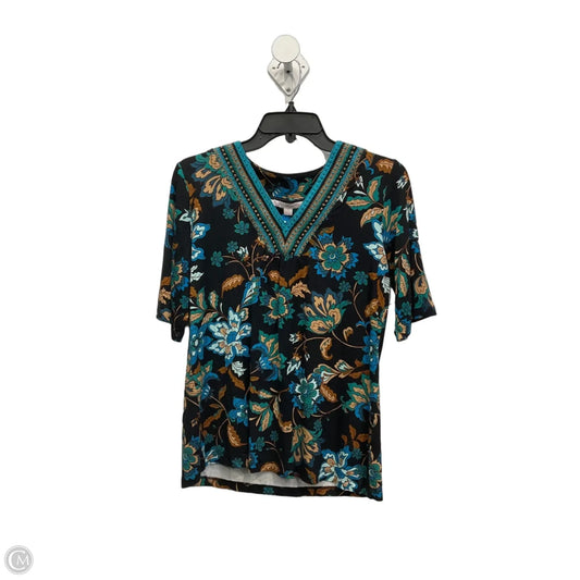 Top Short Sleeve By Clothes Mentor In Paisley Print, Size: S