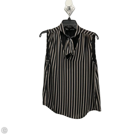 Top Sleeveless By White House Black Market In Black & Cream, Size: M