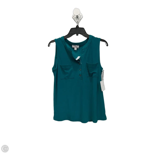 Top Sleeveless By Clothes Mentor In Teal, Size: S
