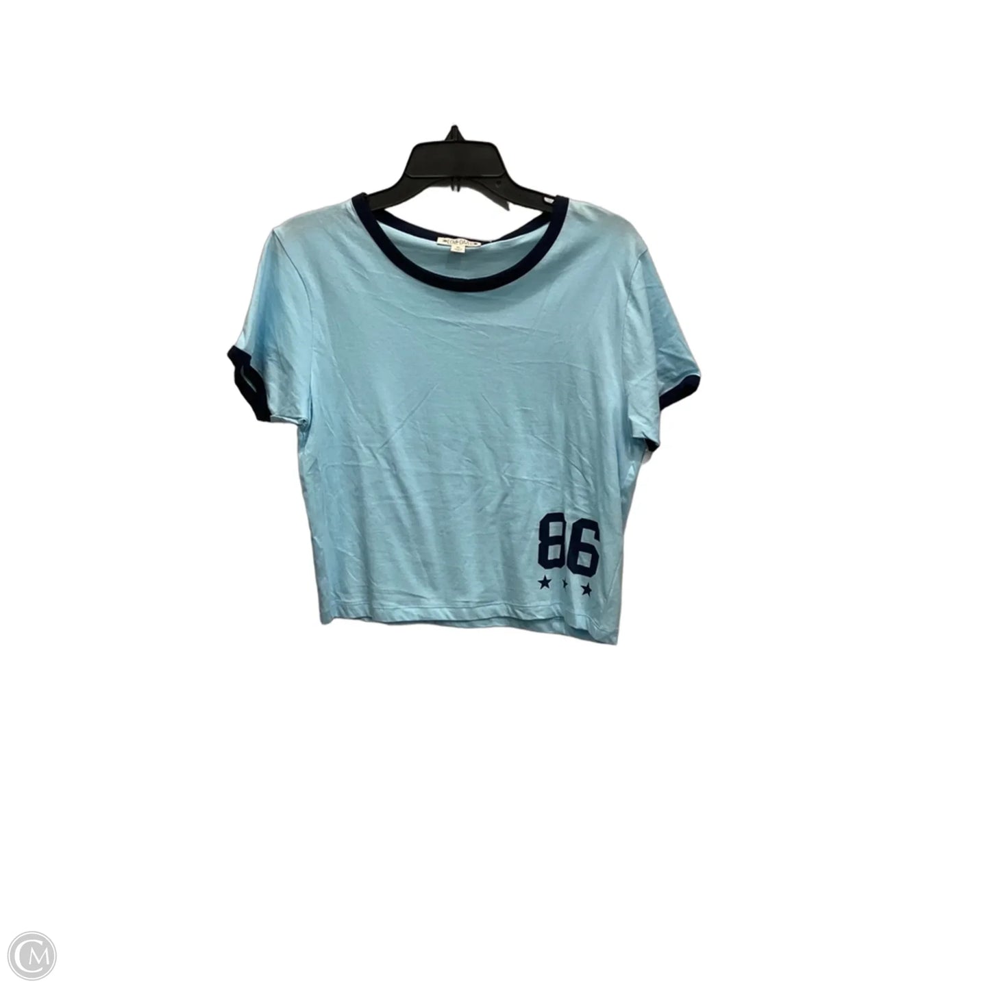 Top Short Sleeve Basic By Clothes Mentor In Blue, Size: Xl