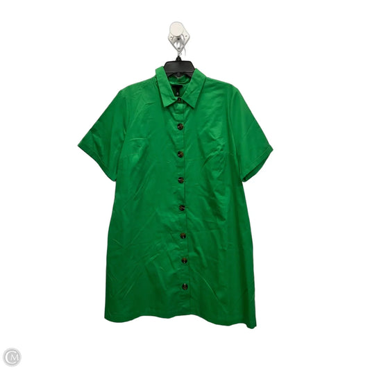Dress Casual Short By Who What Wear In Green, Size: Xl