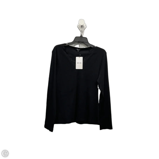 Top Long Sleeve By Cma In Black, Size: L