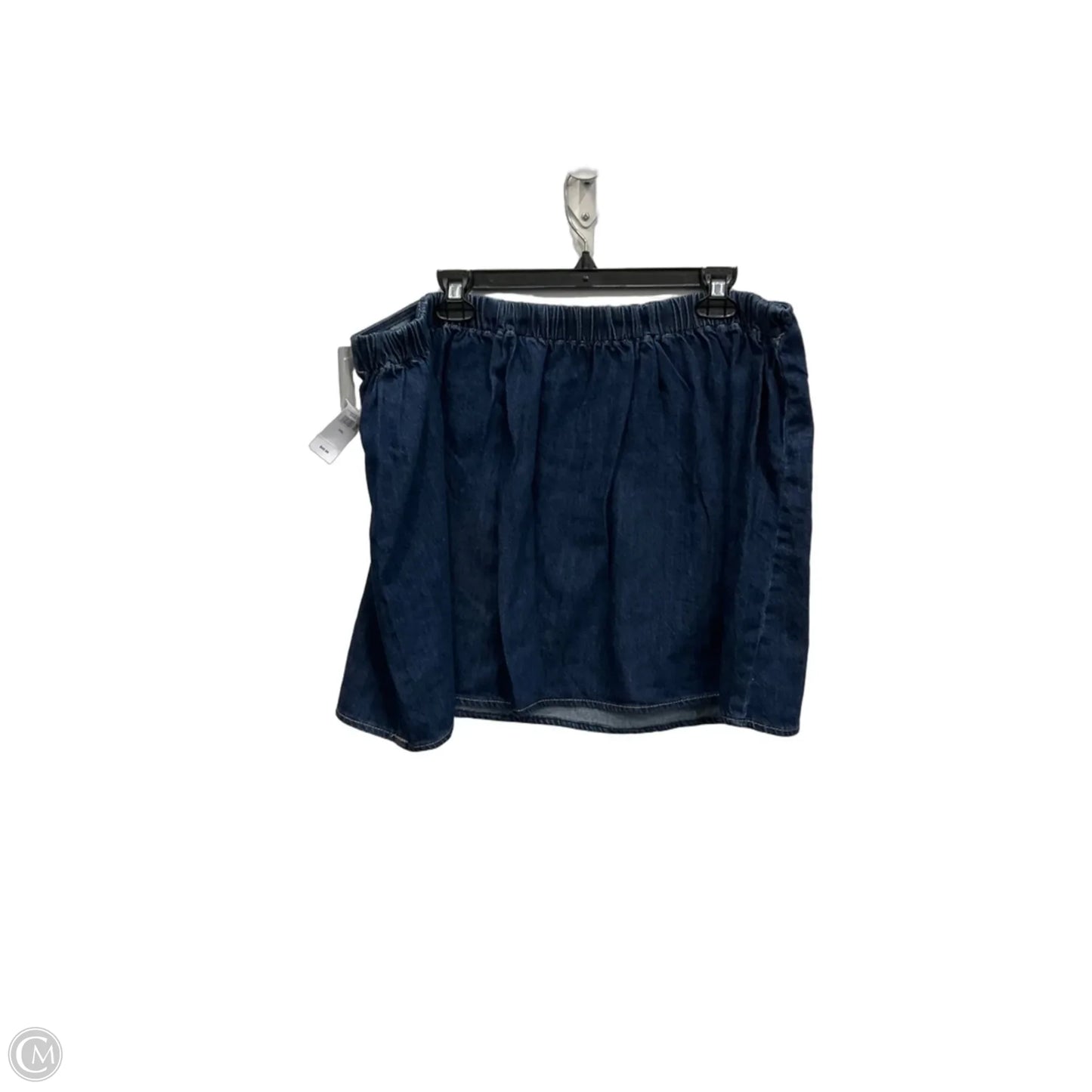 Skirt Mini & Short By Gap In Blue Denim, Size: 16