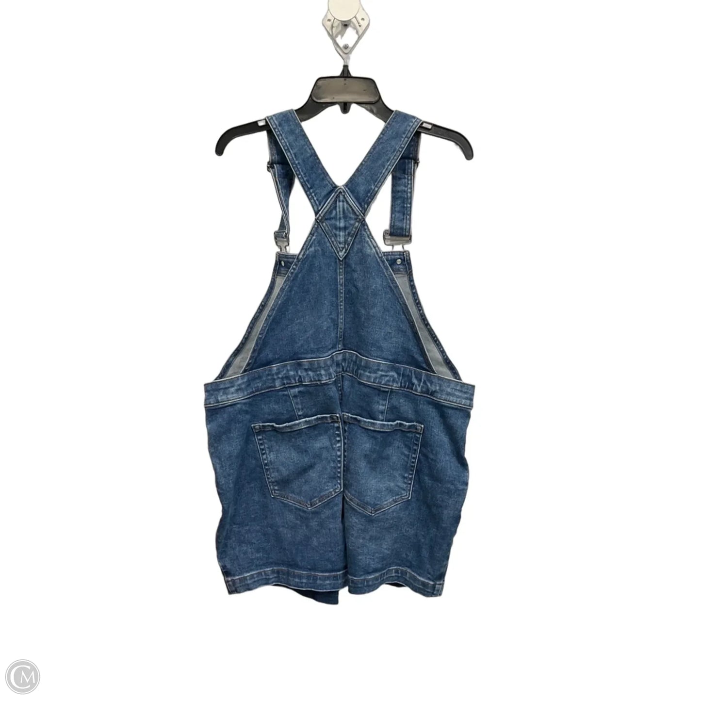Shortalls By Lane Bryant In Blue Denim, Size: Xxl
