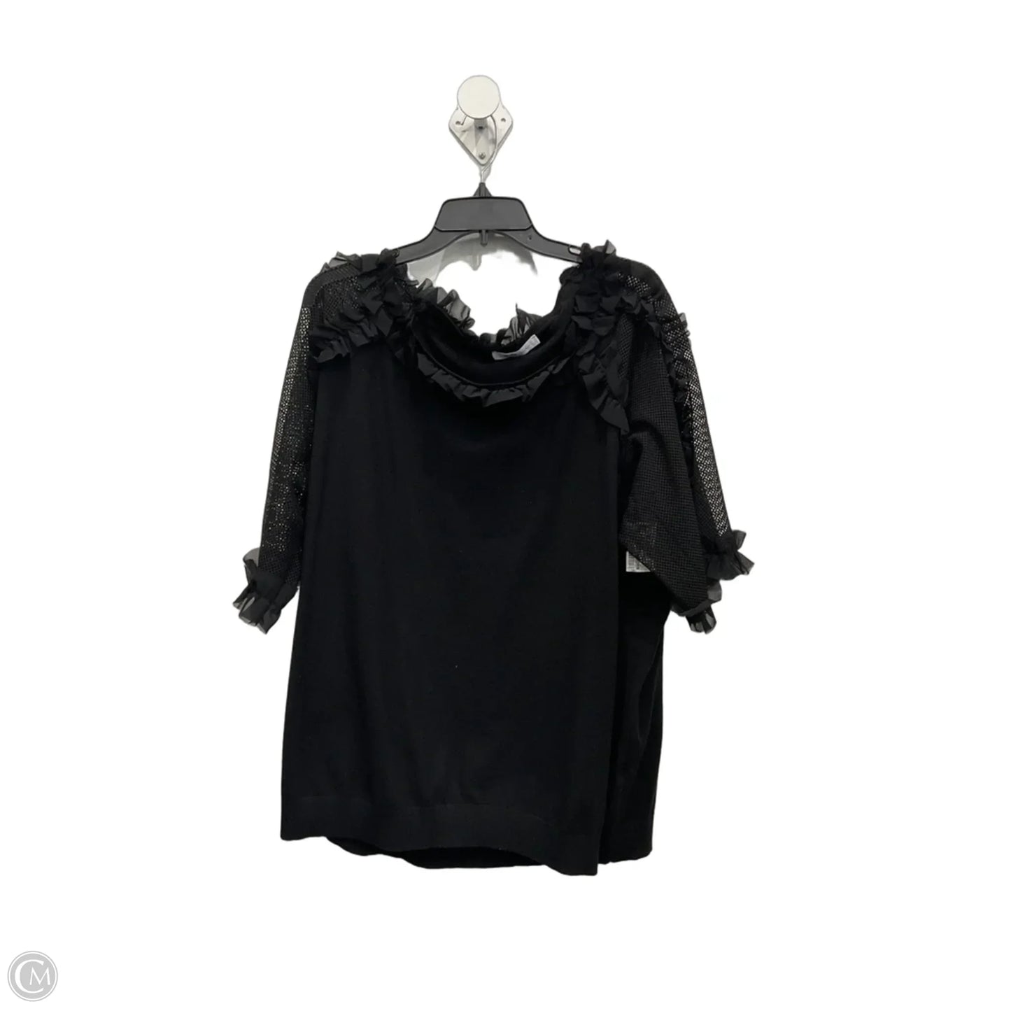Top Long Sleeve By Michael By Michael Kors In Blue, Size: 3x