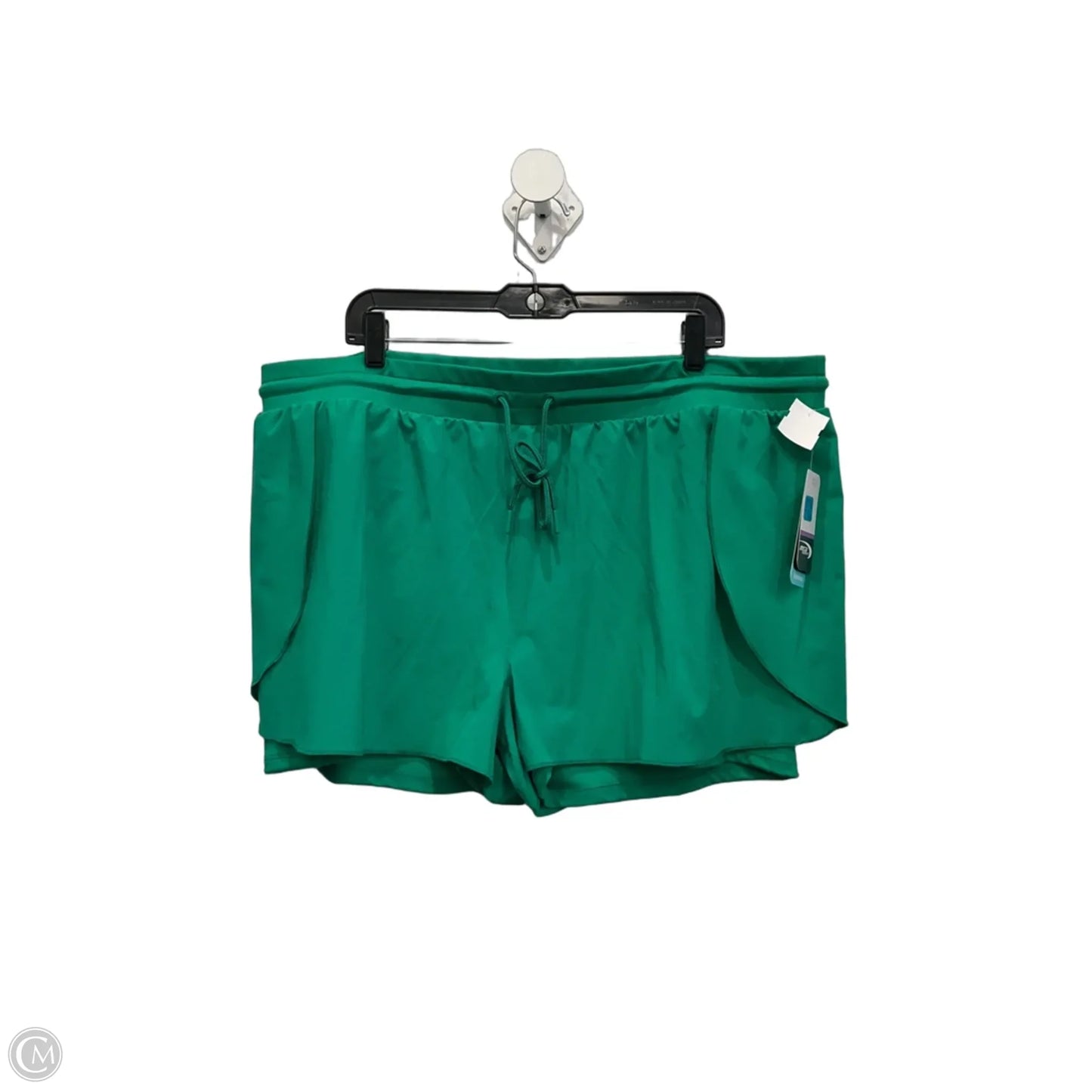 Athletic Shorts By Mta Sport In Green, Size: 2x