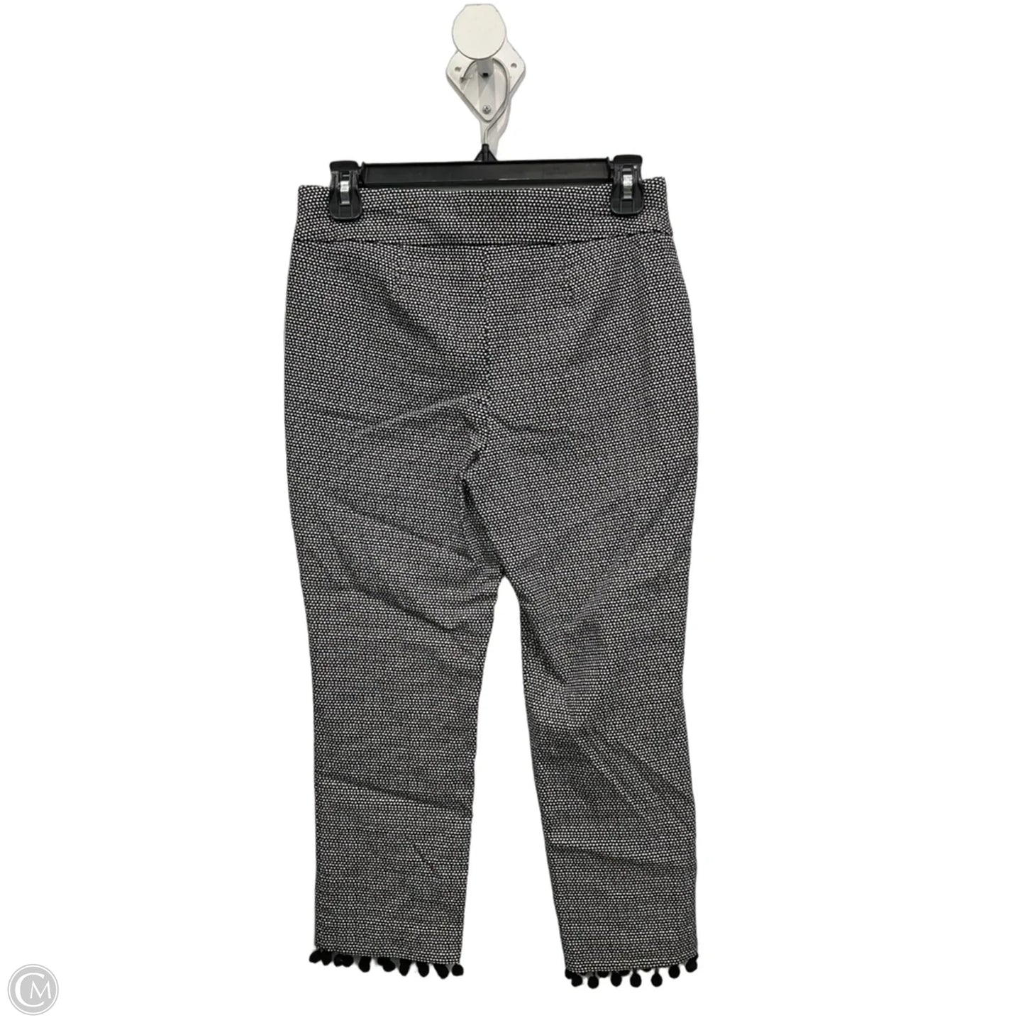 Pants Cropped By Chicos In Black & White, Size: 2
