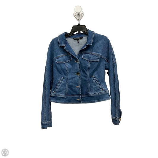 Jacket Denim By White House Black Market In Blue Denim, Size: Lp
