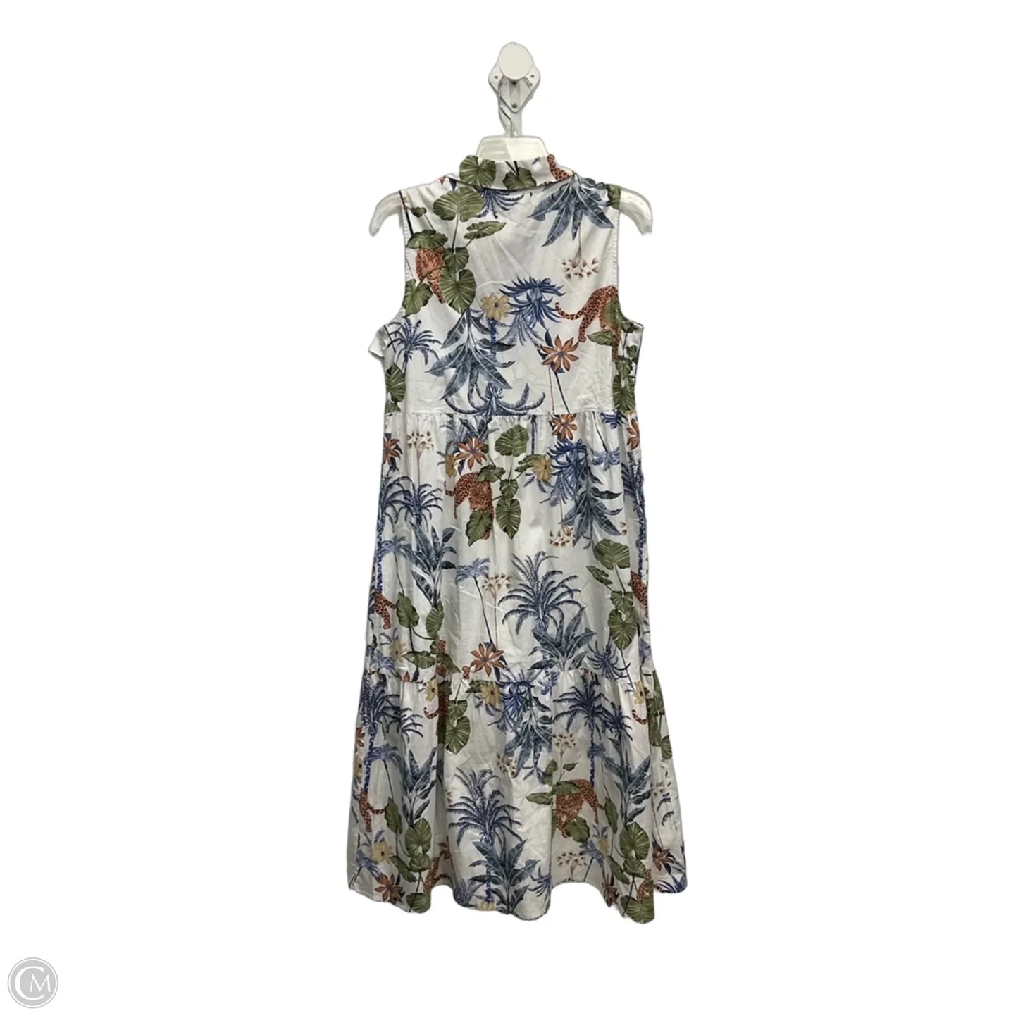 Dress Casual Midi By Rachel Zoe In Tropical Print, Size: S
