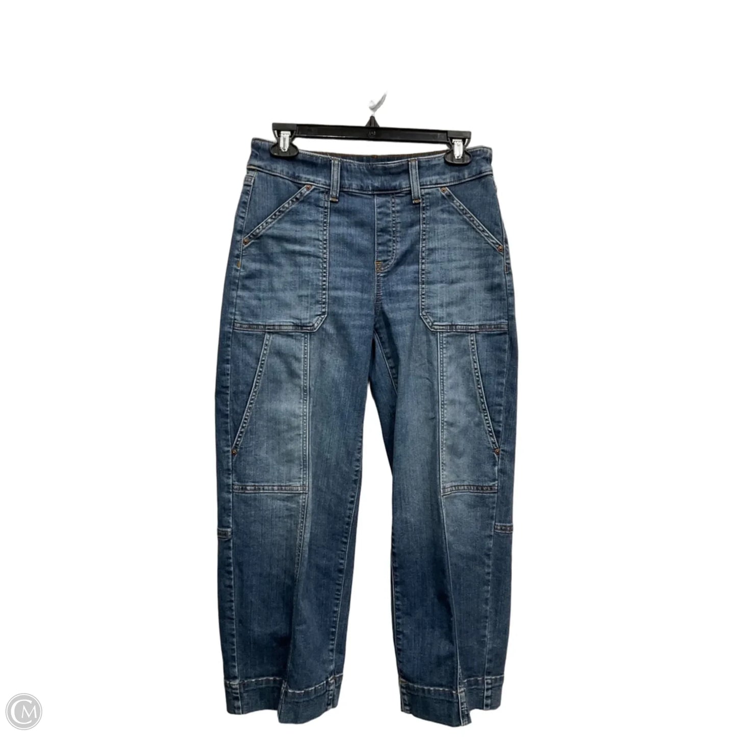 Jeans Wide Leg By Chicos In Blue Denim, Size: 2
