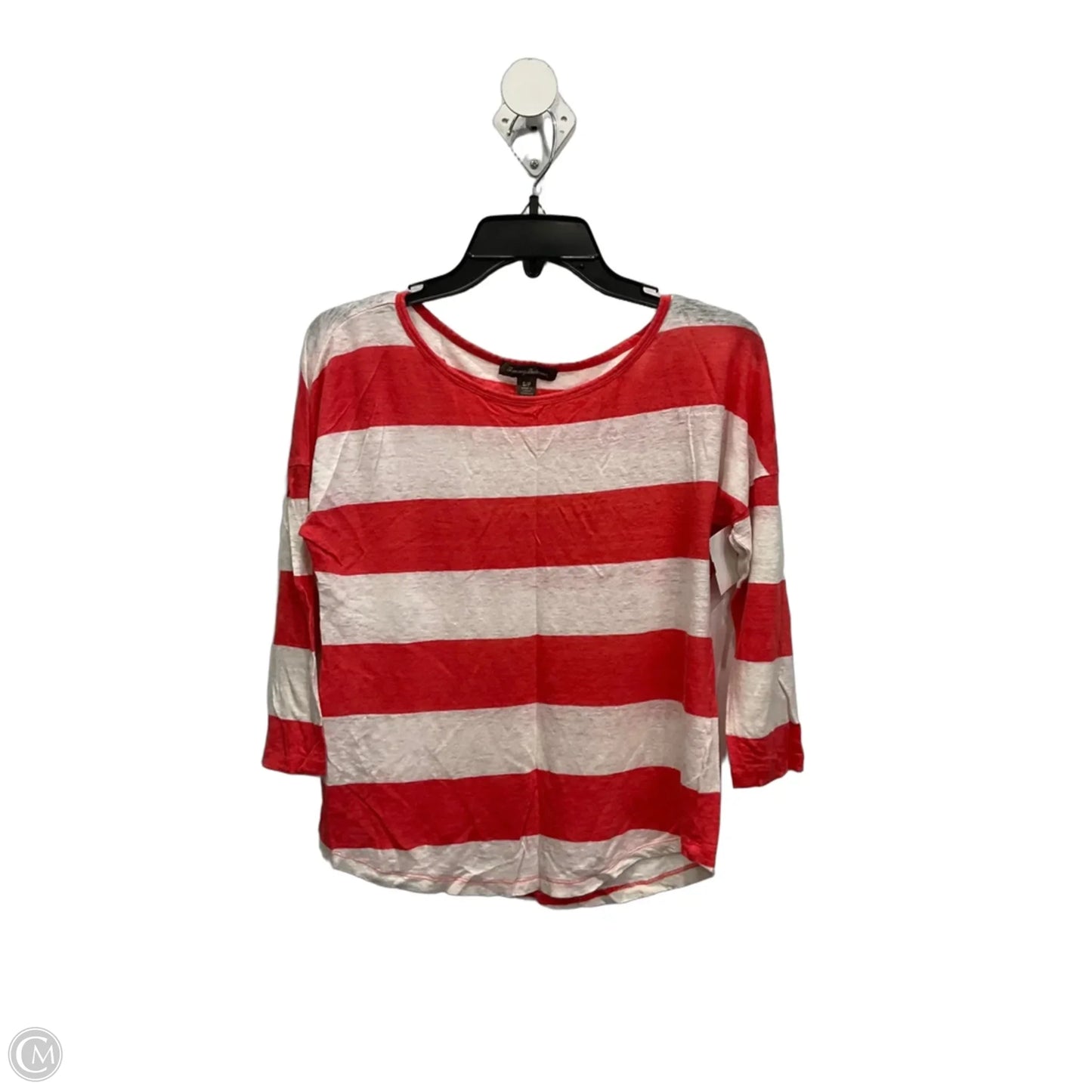 Top 3/4 Sleeve By Tommy Bahama In Striped Pattern, Size: Sp