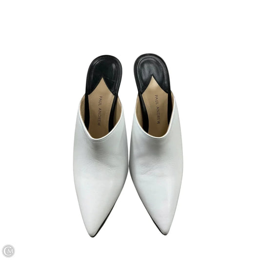Shoes Heels Kitten By Cma In White, Size: 6.5