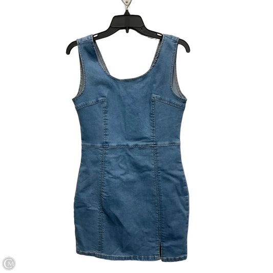 Dress Casual Short By Clothes Mentor In Blue Denim, Size: M