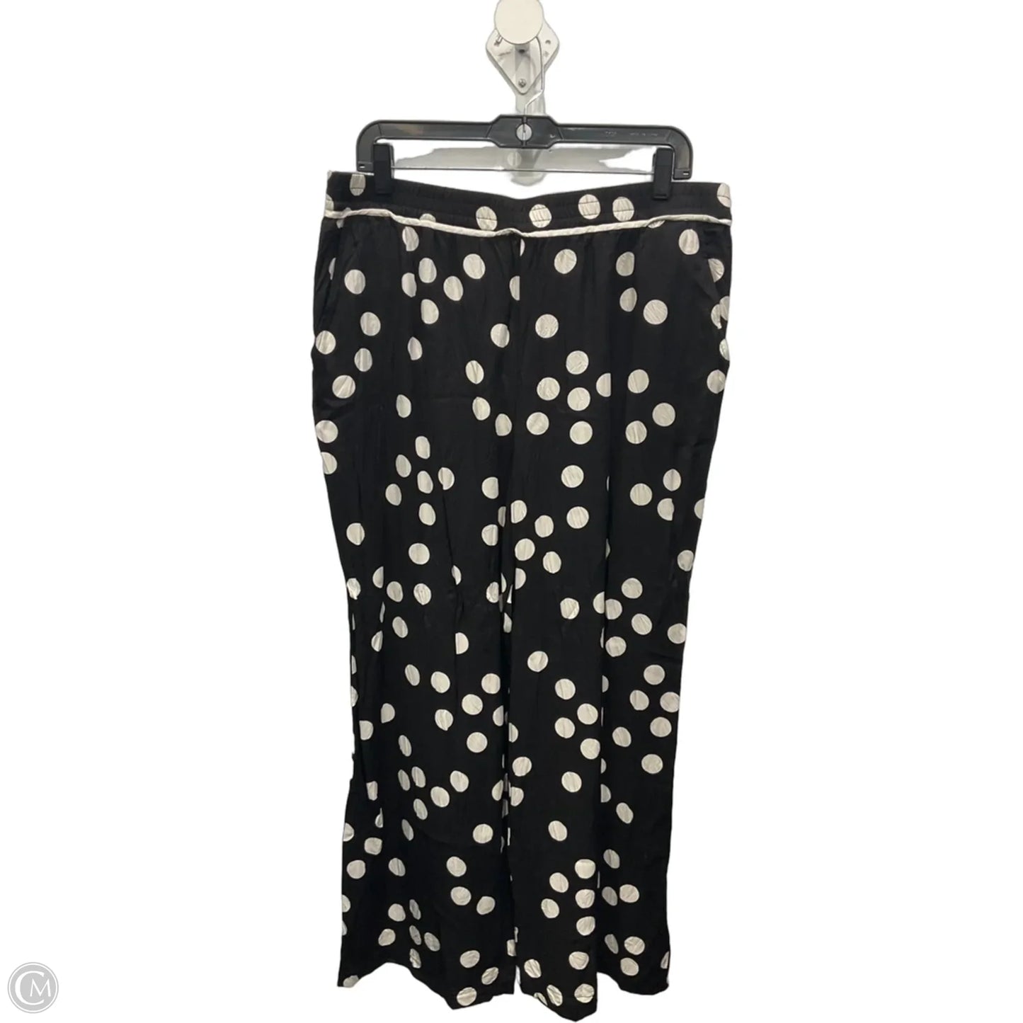 Pants Lounge By Maeve In Black & White, Size: 12