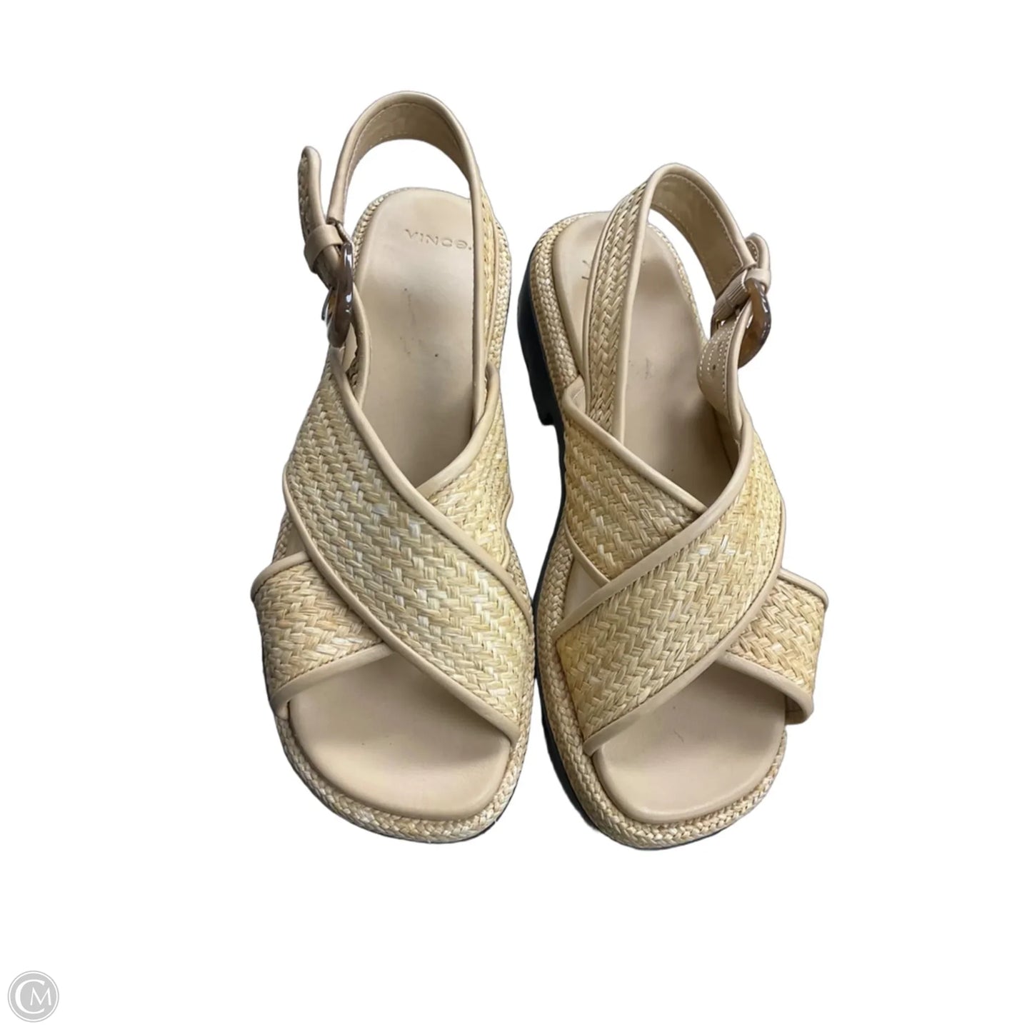 Sandals Flats By Vince In Tan, Size: 9.5