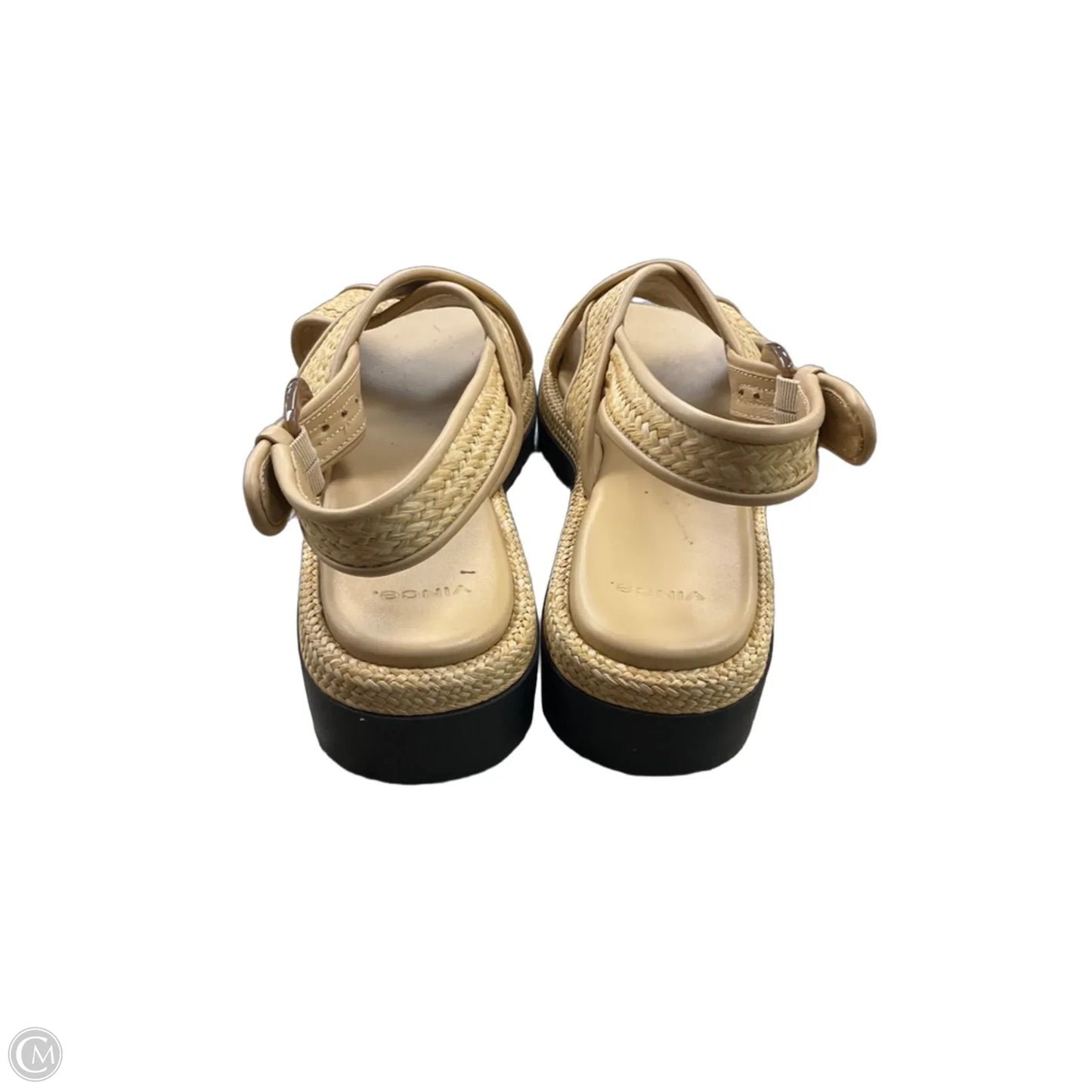 Sandals Flats By Vince In Tan, Size: 9.5