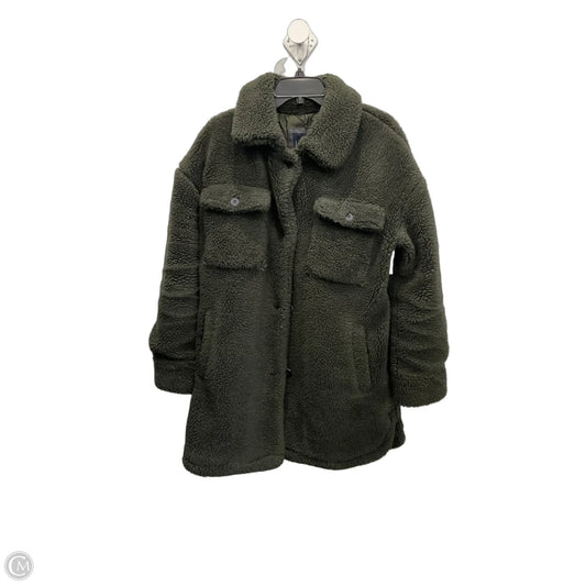 Coat Leather By Lucky Brand In Green, Size: L