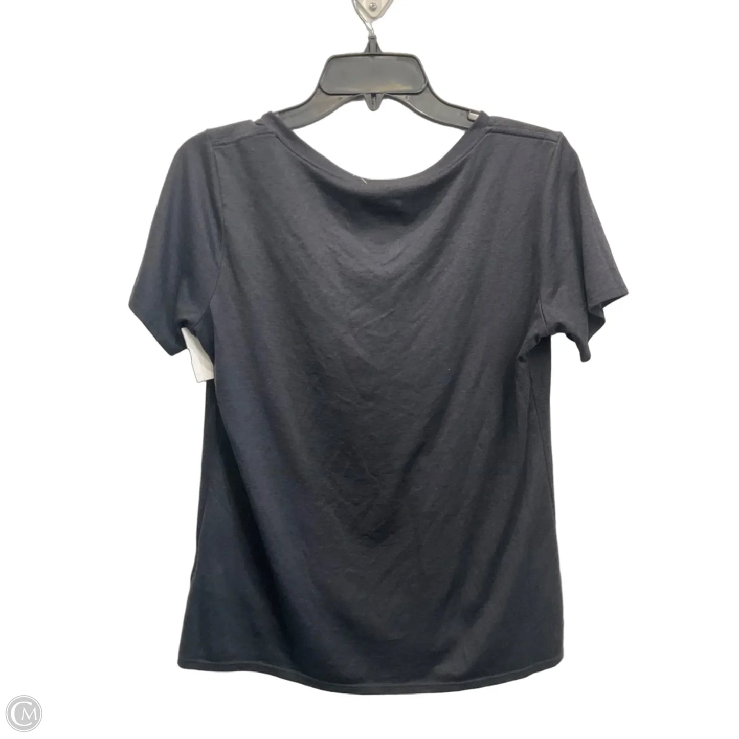 Athletic Top Short Sleeve By Nike Apparel In Black, Size: L