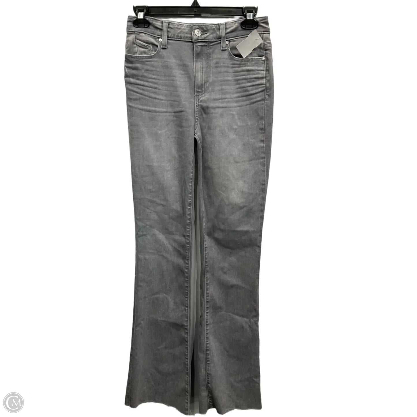 Jeans Straight By Paige In Grey Denim, Size: 4