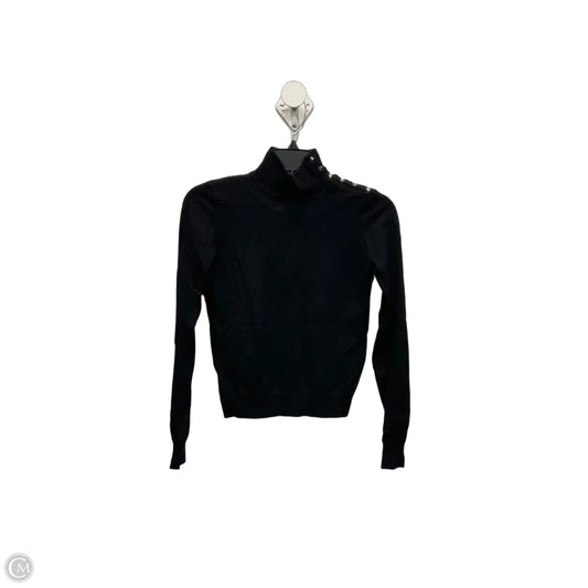 Top Long Sleeve By Patrizia In Black, Size: Xs
