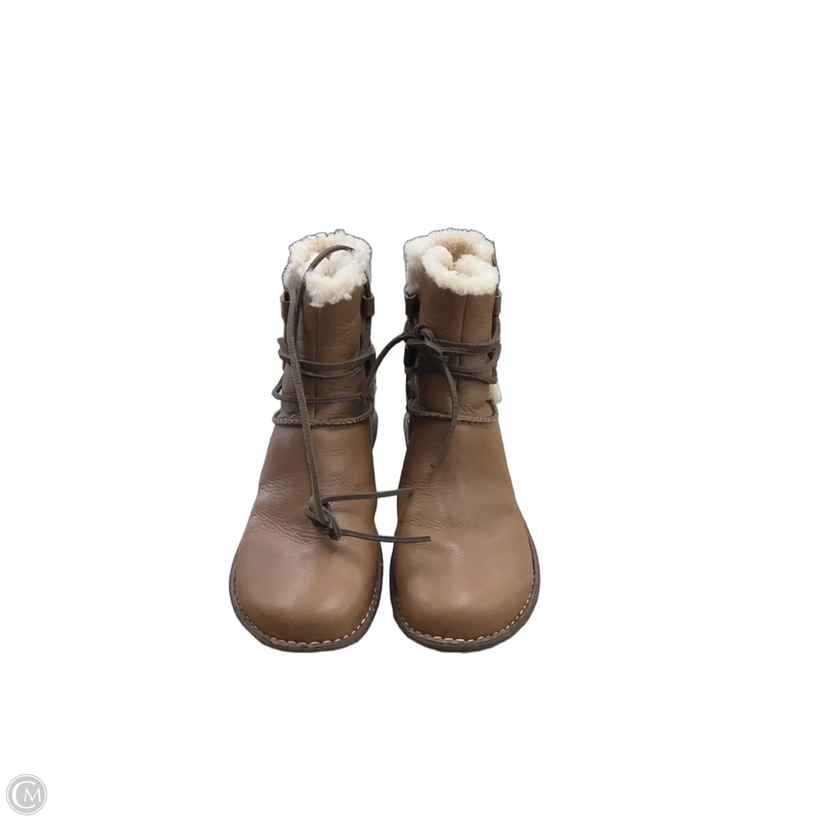 Boots Designer By Ugg In Brown, Size: 11