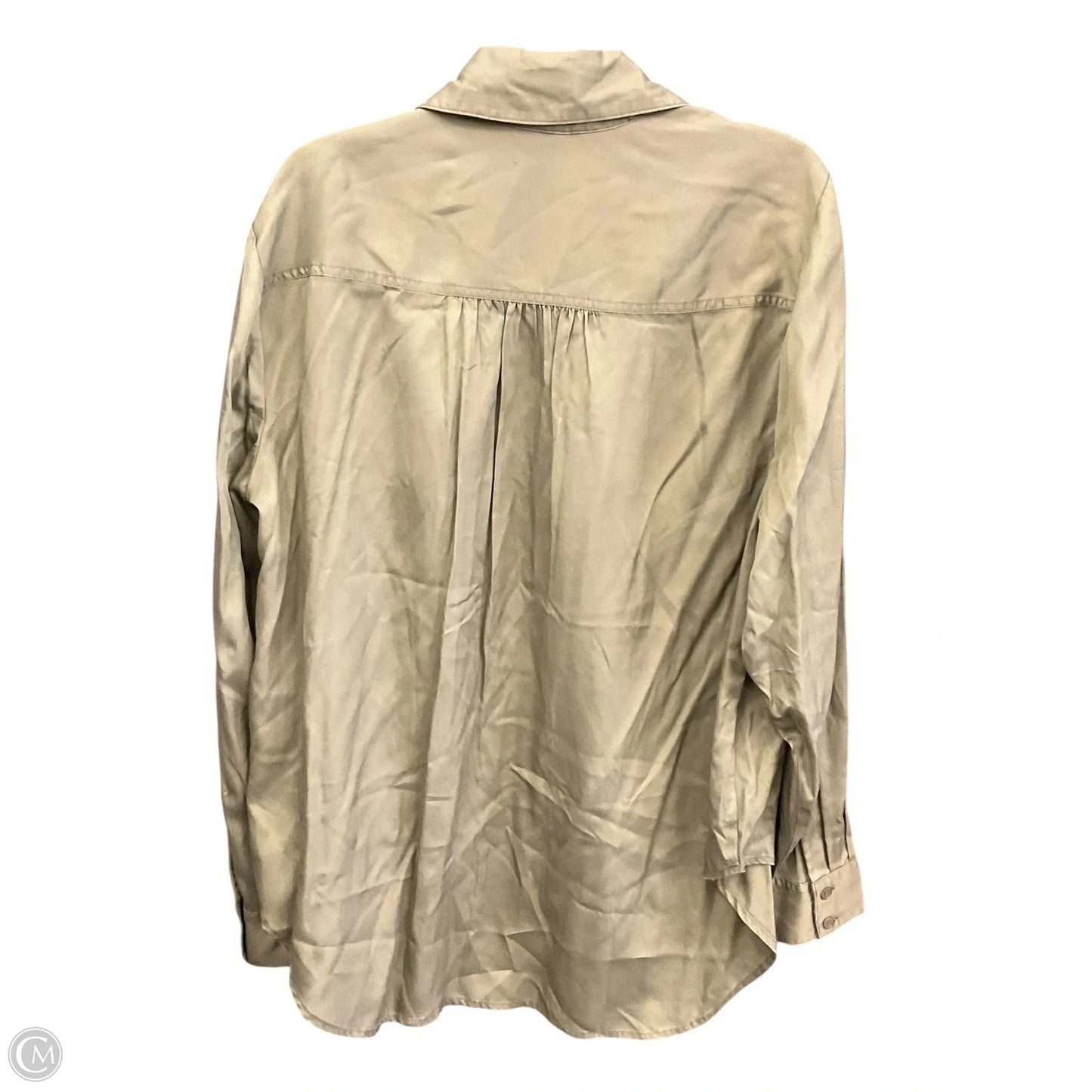 Blouse Long Sleeve By Lane Bryant In Green, Size: 2x