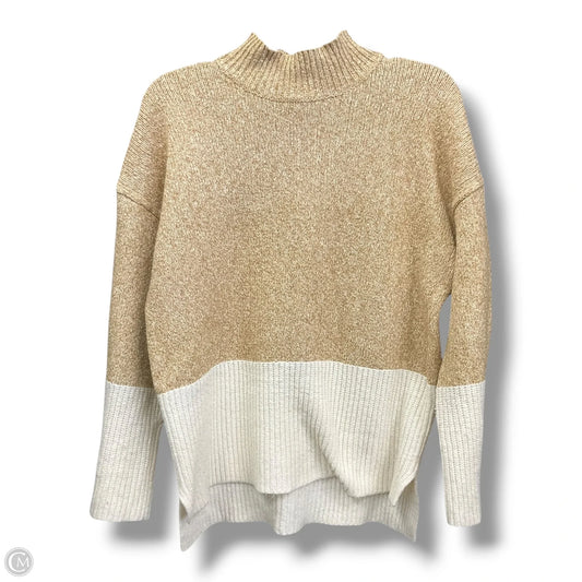 Sweater By Michael By Michael Kors In Cream & Tan, Size: L