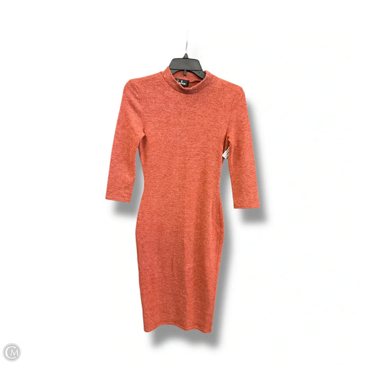 Dress Sweater By Lulus In Orange, Size: Xs