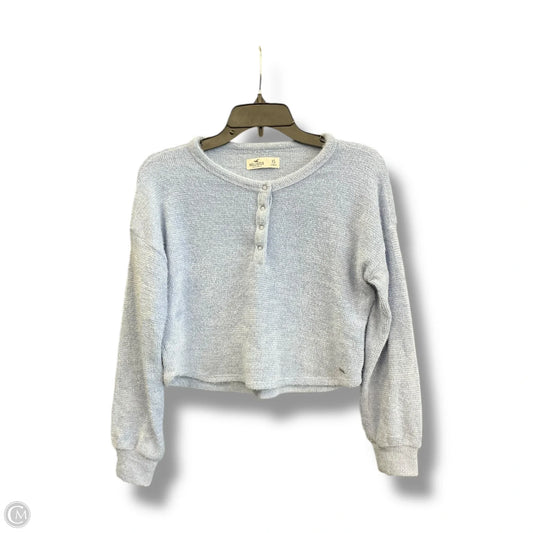 Top Long Sleeve By Hollister In Blue, Size: Xs