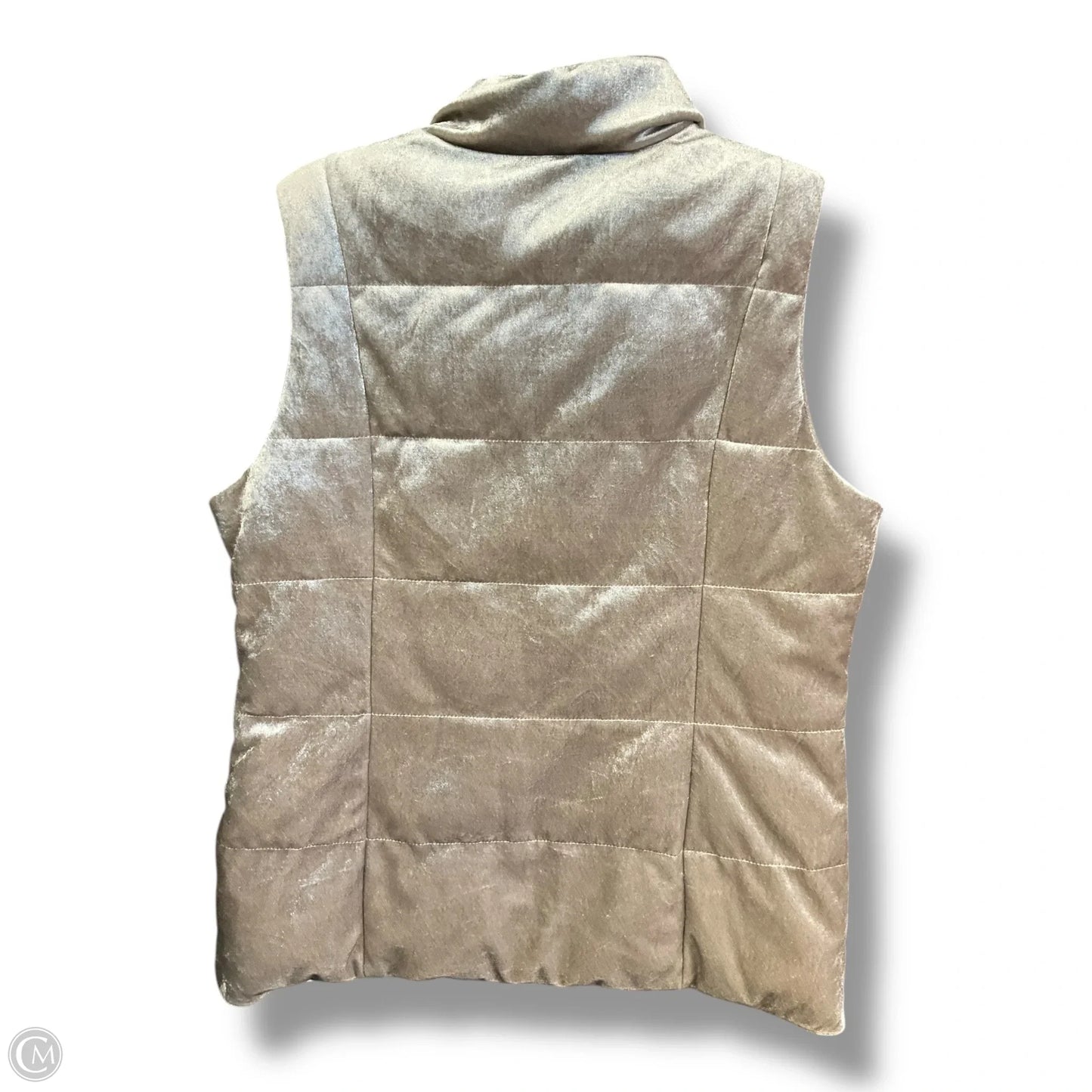 Vest Puffer & Quilted By Lands End In Gold, Size: S