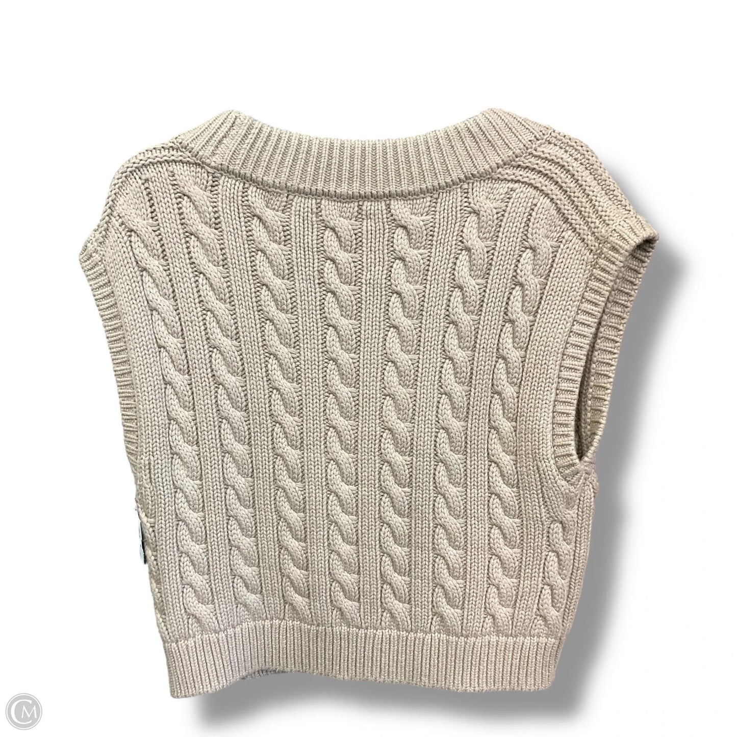 Vest Sweater By Abercrombie And Fitch In Brown, Size: S
