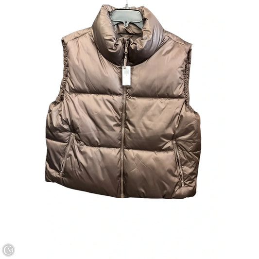 Vest Puffer & Quilted By Old Navy In Brown, Size: Xl