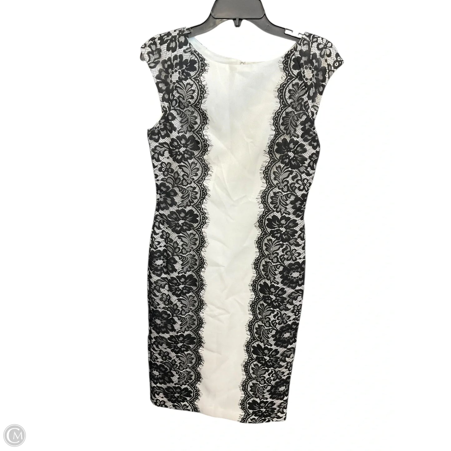 Dress Work By White House Black Market In Black & White, Size: S