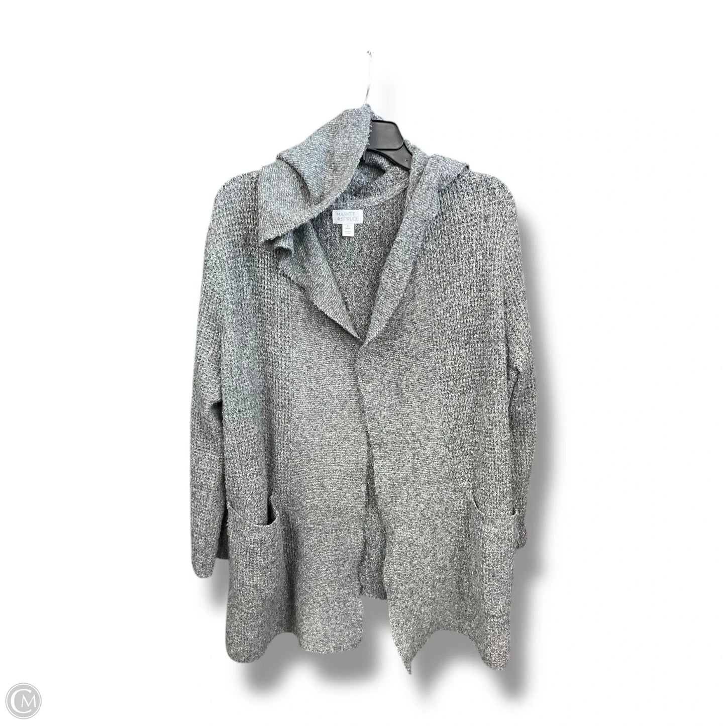 Cardigan By Market & Spruce In Grey, Size: L