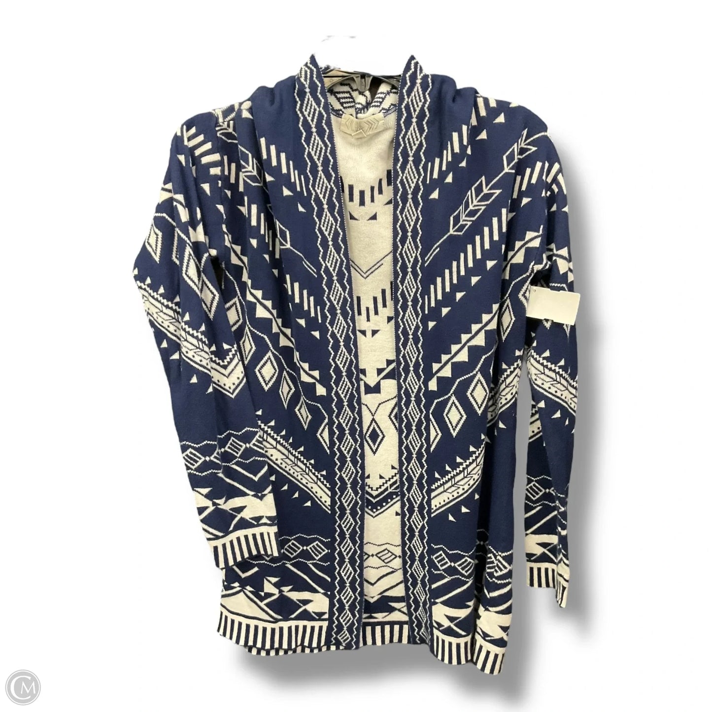 Cardigan By Pink Rose In Blue, Size: M